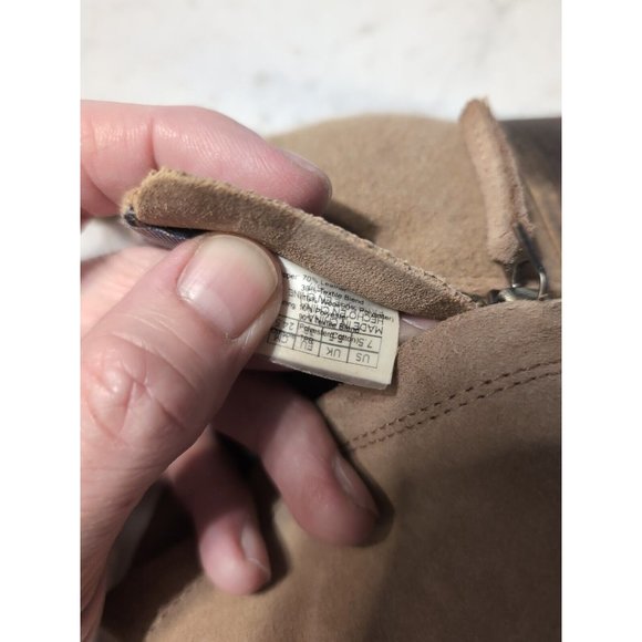 TOMS Women's Deia Ankle Bootie Toffee Suede/Wool Size 7.5 - Picture 7 of 11